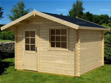 Apex Single Door 28mm Log Cabin 47 Apex Single Door 28mm Log Cabin 47