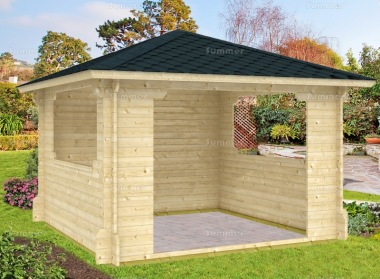 Wooden Gazebo 154 - 40mm Log Cabin, Hot Tub Cover