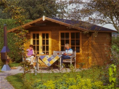 Georgian Apex Double Glazed Log Cabin 290 - Bespoke Georgian Apex Double Glazed Log Cabin 290 - Bespoke