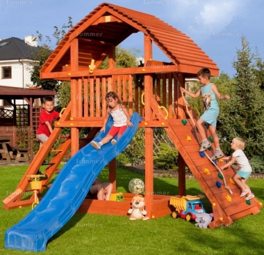 Tower Play Centre 365 - With Slide and Climbing Ramp Tower Play Centre 365 - With Slide and Climbing Ramp