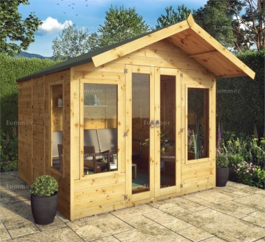 Apex Summerhouse 333 - Large Panes, Double Door