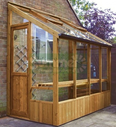 Thermowood Lean To Greenhouse 201 Thermowood Lean To Greenhouse 201