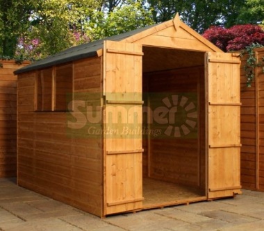 Pressure Treated Apex Shed 281 - Shiplap, Double Door Pressure Treated Apex Shed 281 - Shiplap, Double Door