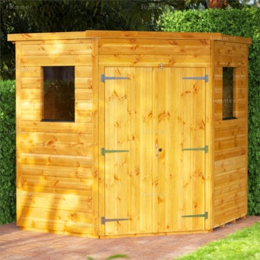 Corner Shed 855 - Fast Delivery, Shiplap, All T and G