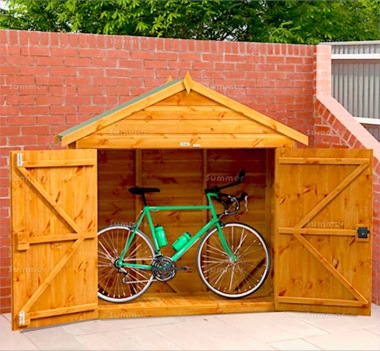 Apex Bike Shed 886 - Fast Delivery, Double Doors