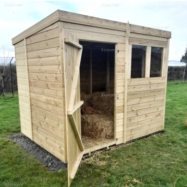 Pressure Treated Pent Shed 138 - Fast Delivery, Many Possible Designs