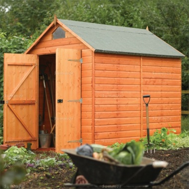 Security Apex Shed 36 - Double Door, All T and G, FSC® Certified