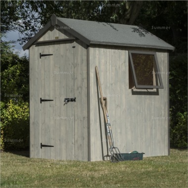 Apex Shed 364 - Grey Wash Paint Finish, FSC® Certified