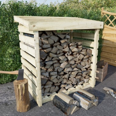 Log Store 126 - Fast Delivery, Pressure Treated Log Store 126 - Fast Delivery, Pressure Treated