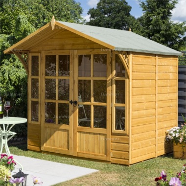 Georgian Apex Summerhouse 288 - Double Door, FSC® Certified Georgian Apex Summerhouse 288 - Double Door, FSC® Certified