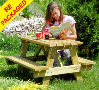 Repackaged 4 Seater Childrens Picnic Bench 219 - Pressure Treated