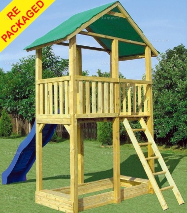 Repackaged Tower Play Centre 206 - 4ft 9in High Platform and Slide