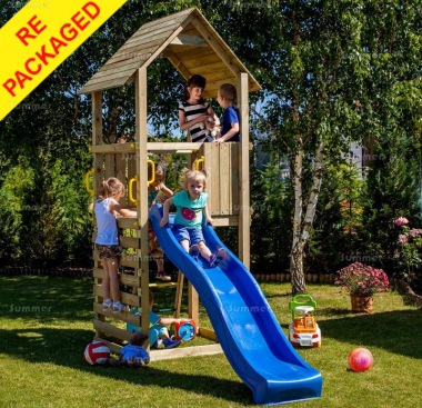 Repackaged Tower Play Centre 400 - With Slide and Climbing Wall